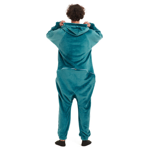 Snuggs Blanket Onesie Teal